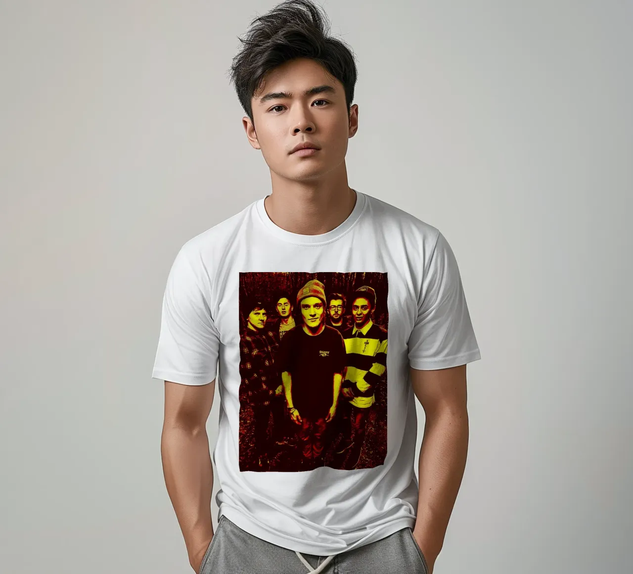 neck deep band art t-shirt by vanhesling