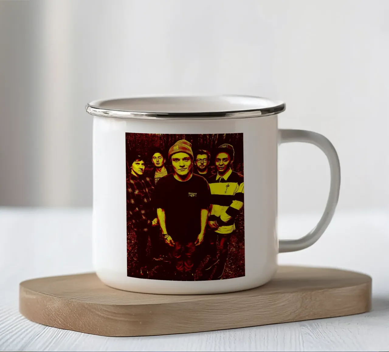 nek diepe band kunst emaille mok van vanhesling