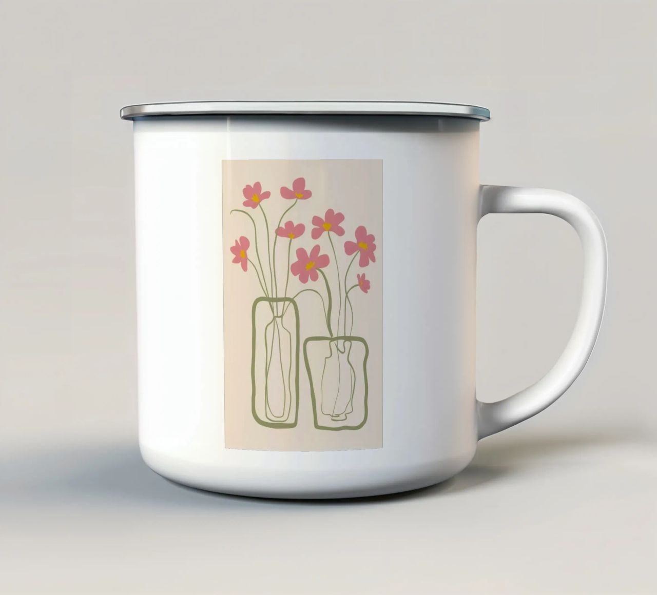 Vaso gemello Stillness tazza in smalto da Peak Delusion