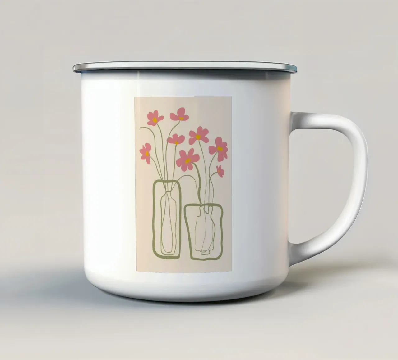 Vaso gemello Stillness tazza in smalto da Peak Delusion