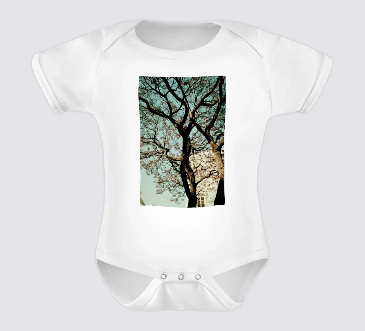 Analog Series The Tree In The City body neonato maniche corte da Sebastian Hilgetag