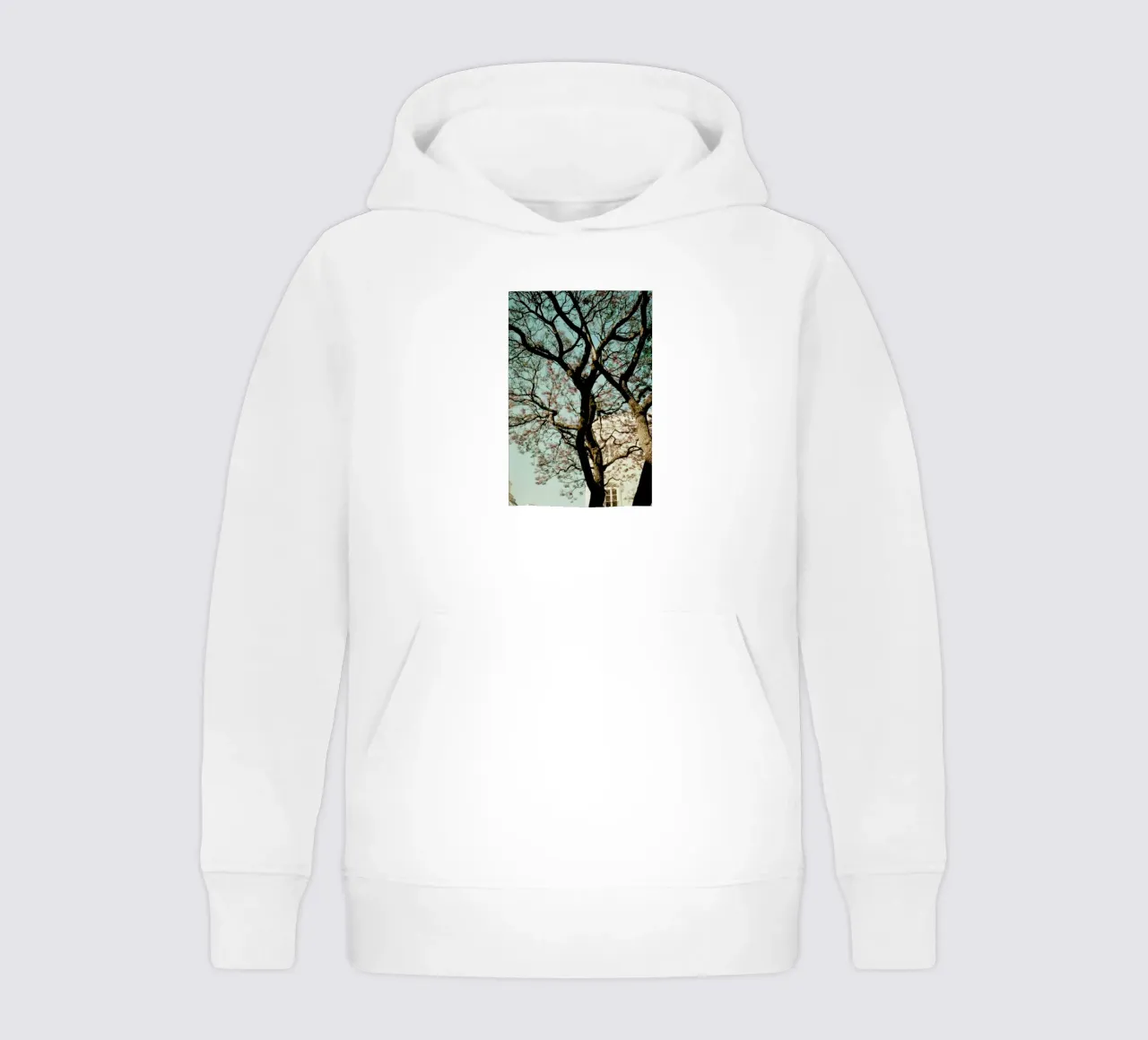 Analog Series The Tree In The City felpa bambino con cappuccio da Sebastian Hilgetag