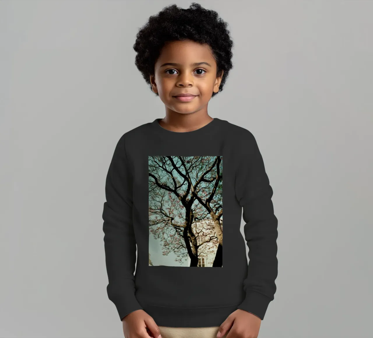 Analog Series The Tree In The City felpa bambino da Sebastian Hilgetag