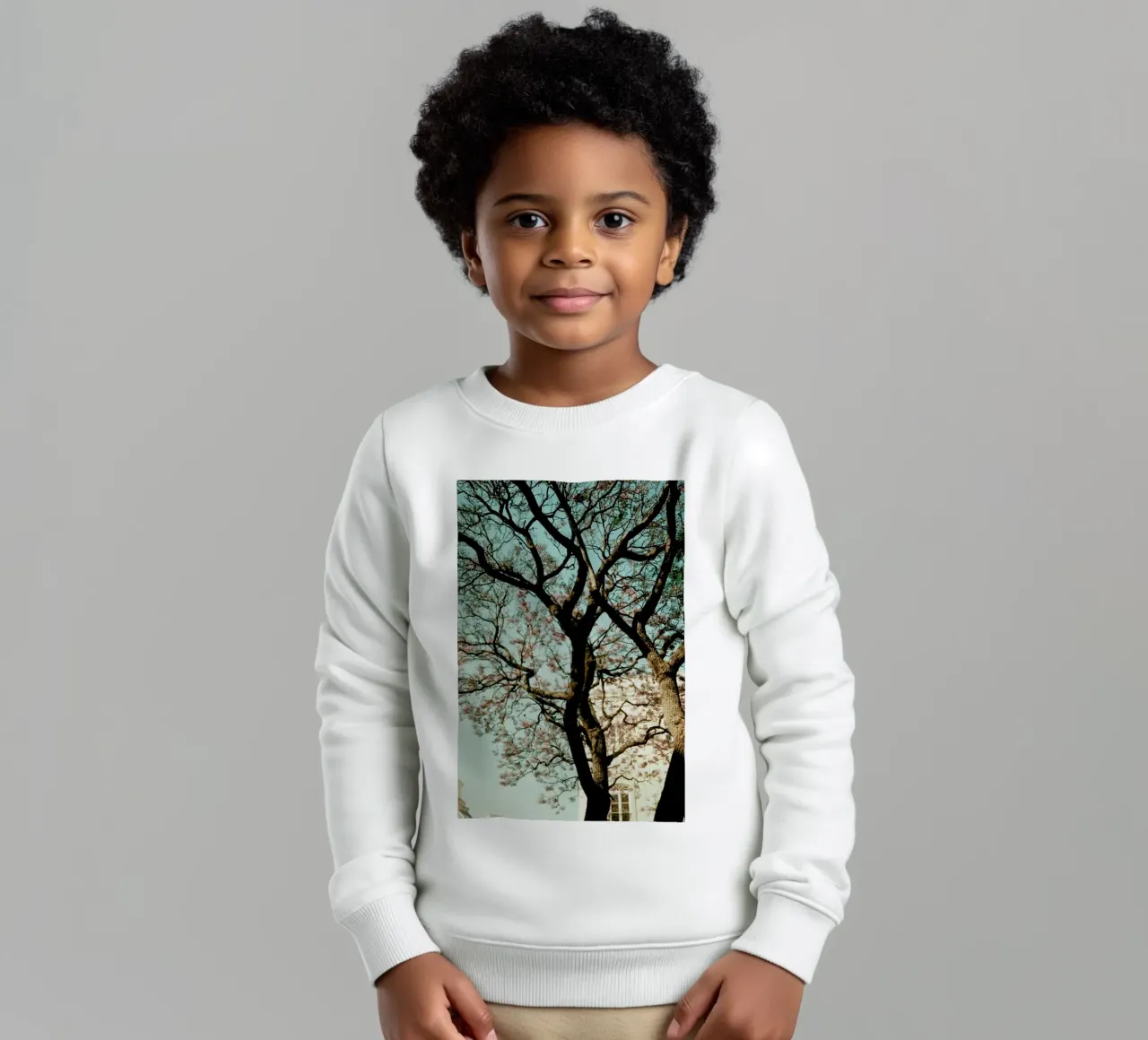 Analog Series The Tree In The City felpa bambino da Sebastian Hilgetag
