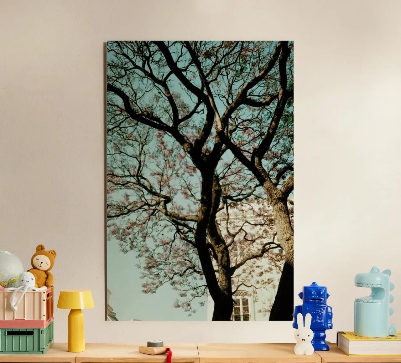 Analog Series The Tree In The City alluminio dibond da Sebastian Hilgetag