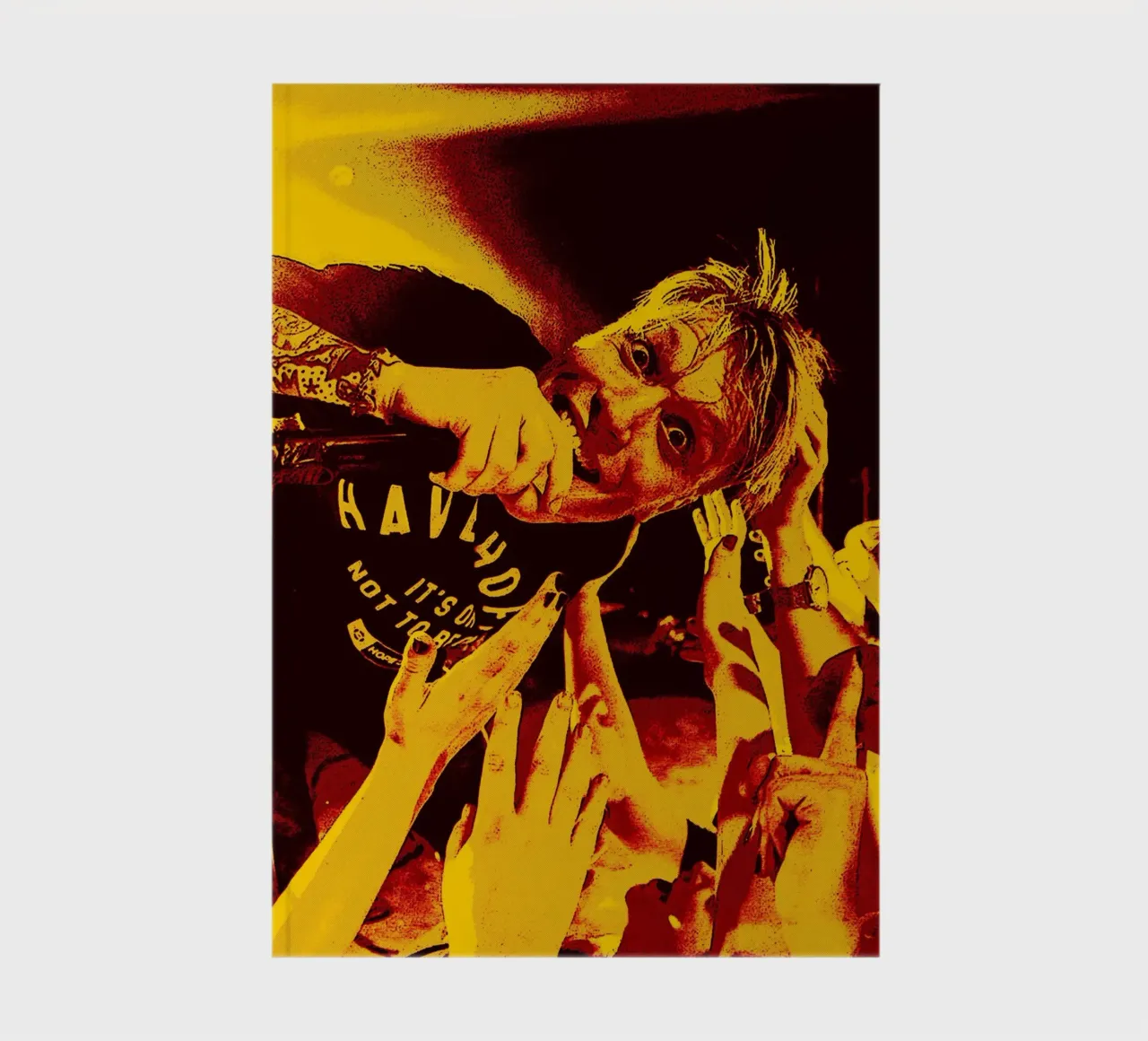 neck deep band art notebook by vanhesling