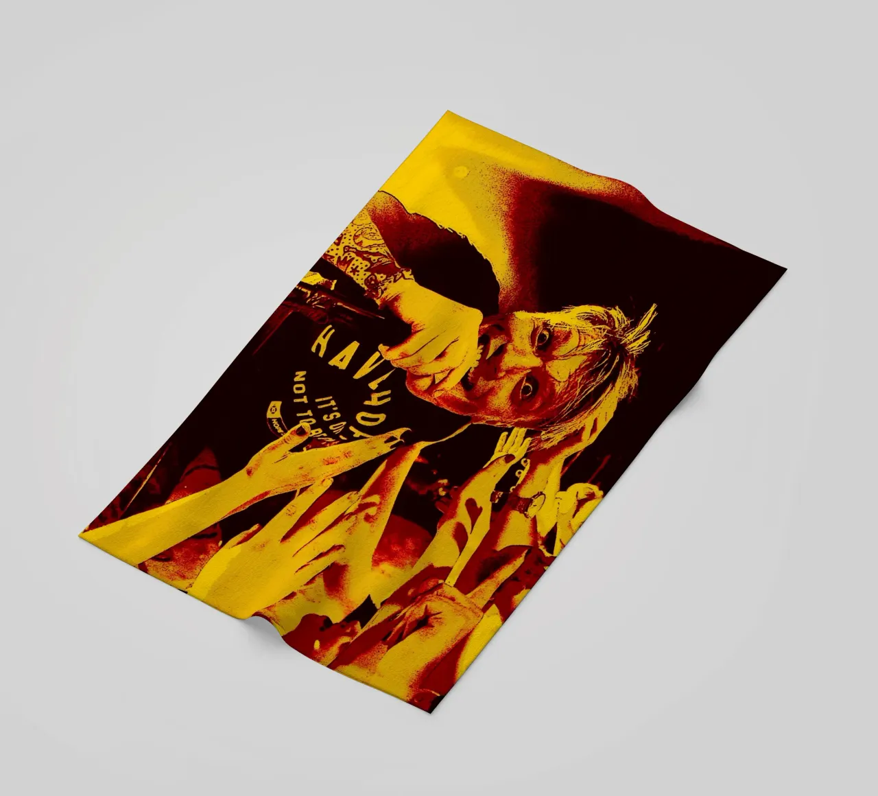 neck deep band art beach towel by vanhesling