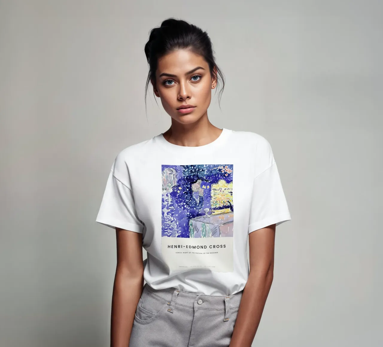 Cross - Venice: Night of the Festival of the Redeemer t-shirt da Vintage by JUNIQE