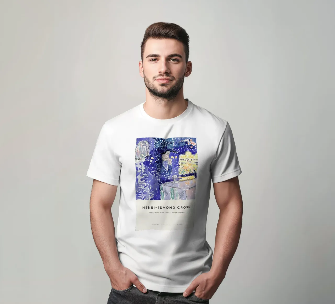 Cross - Venice: Night of the Festival of the Redeemer t-shirt da Vintage by JUNIQE