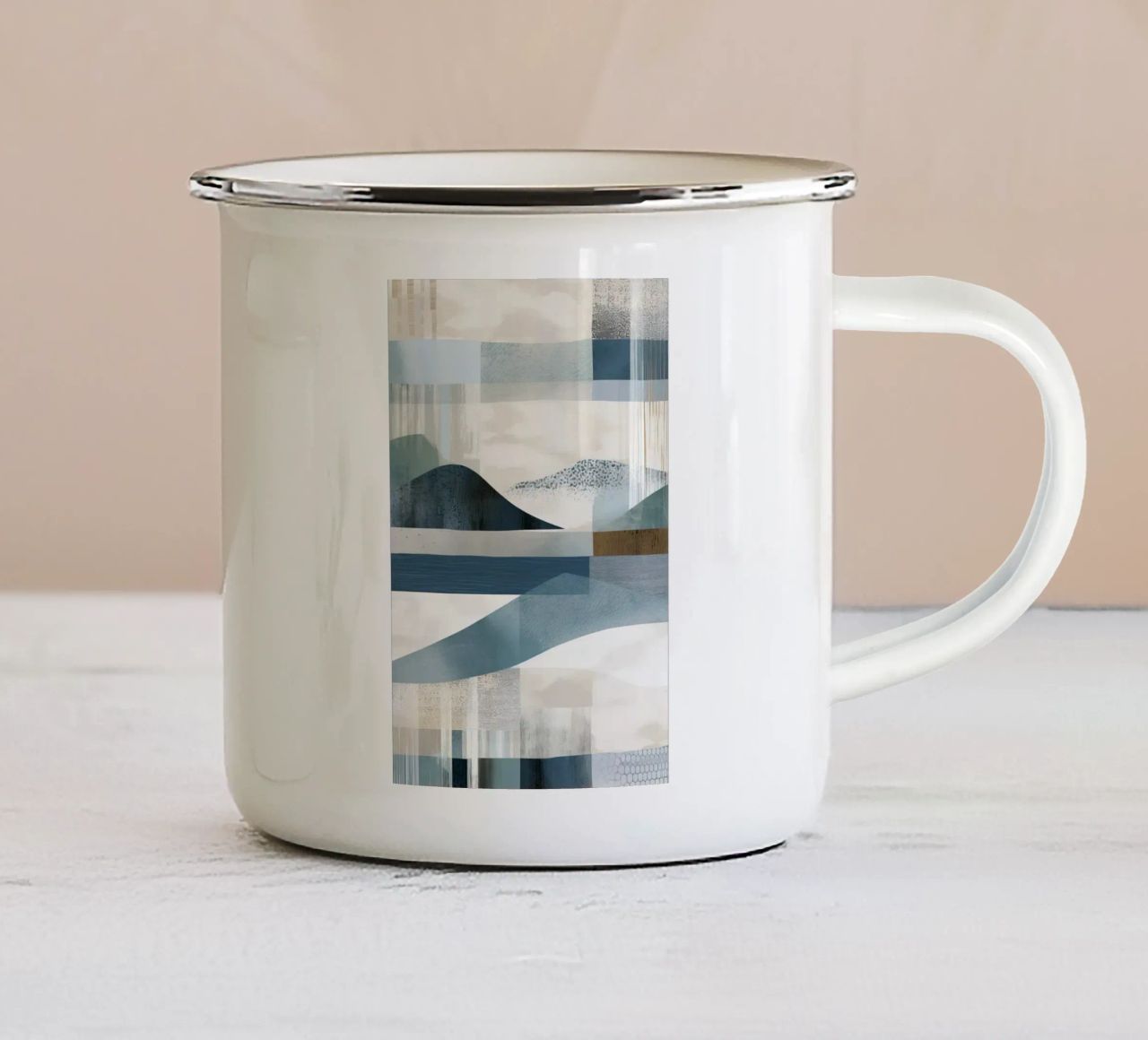 Arte da parete di Imagine tazza in smalto da Imagine