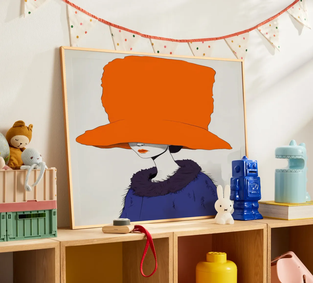 Enigmatico cappello arancione carta hahnemühle da Peak Delusion