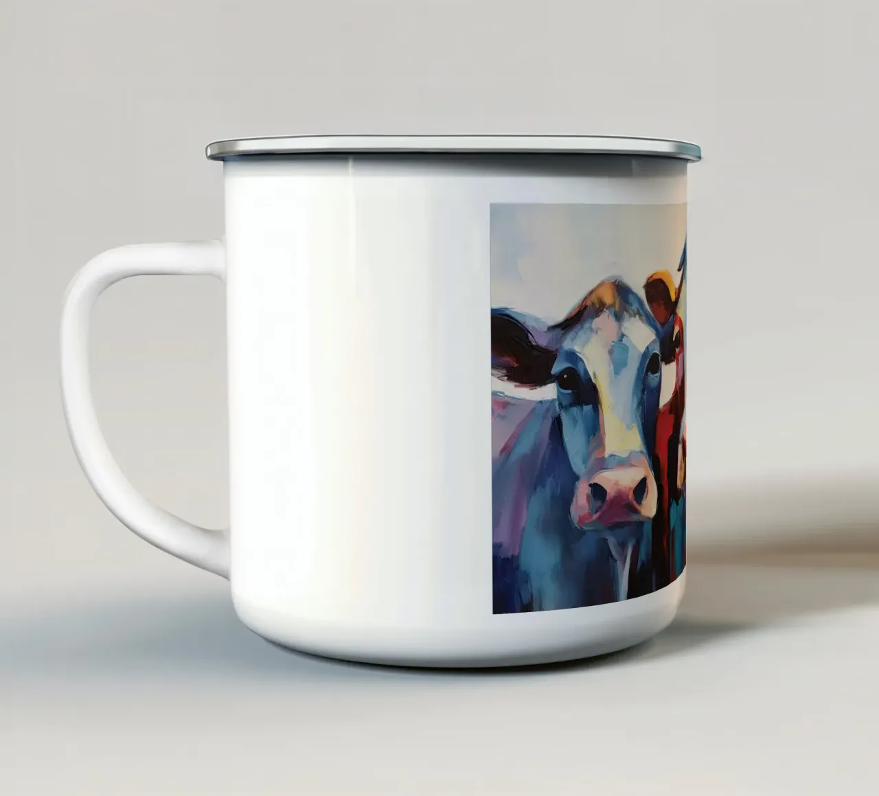Arte da parete di Imagine tazza in smalto da Imagine