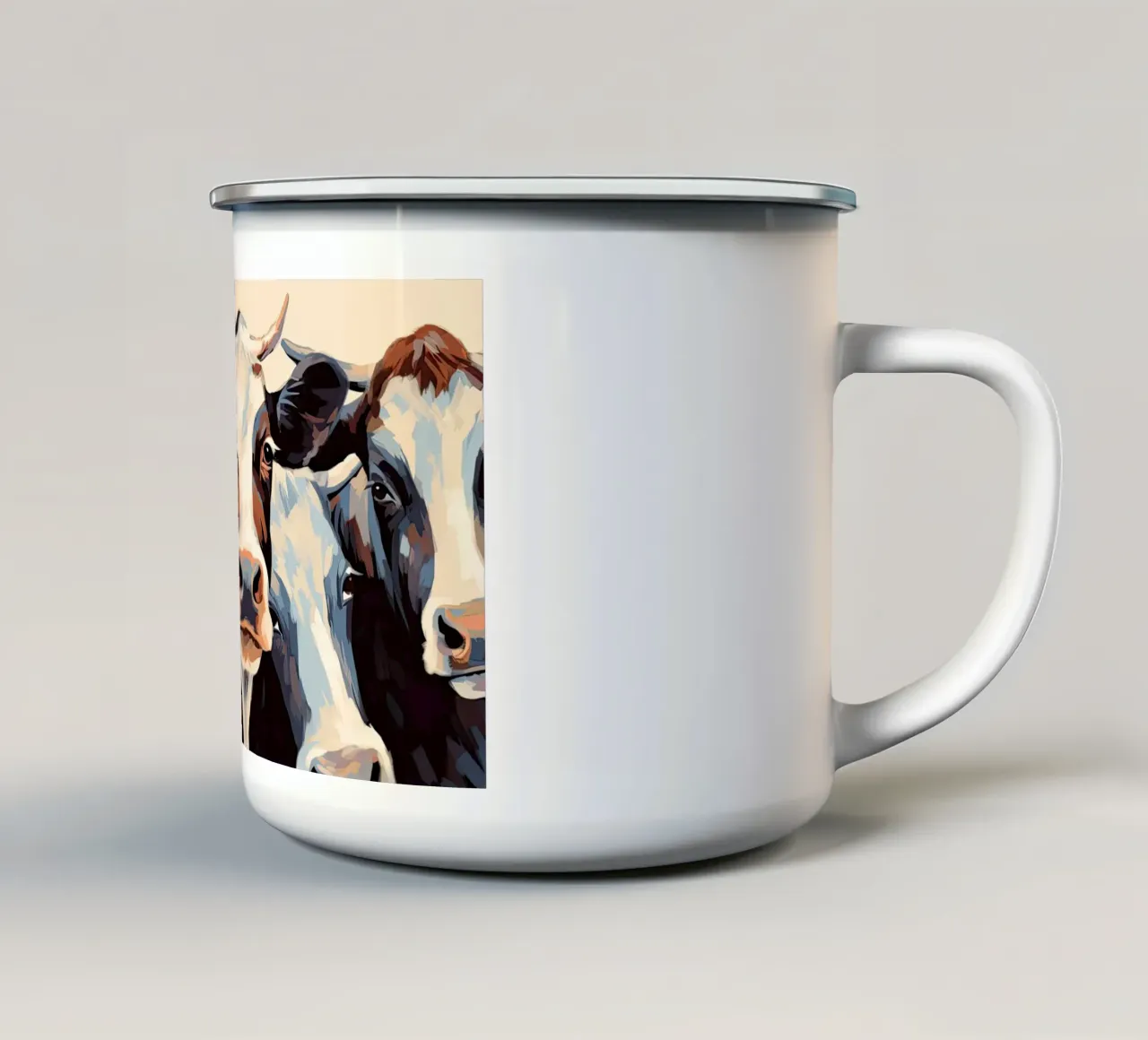 Arte da parete di Imagine tazza in smalto da Imagine