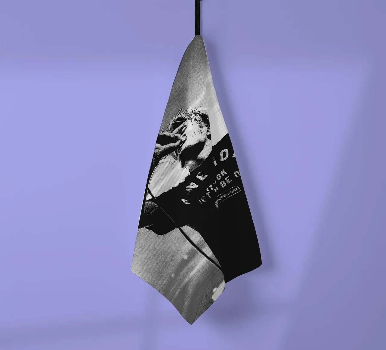 neck deep band art tea towel by vanhesling