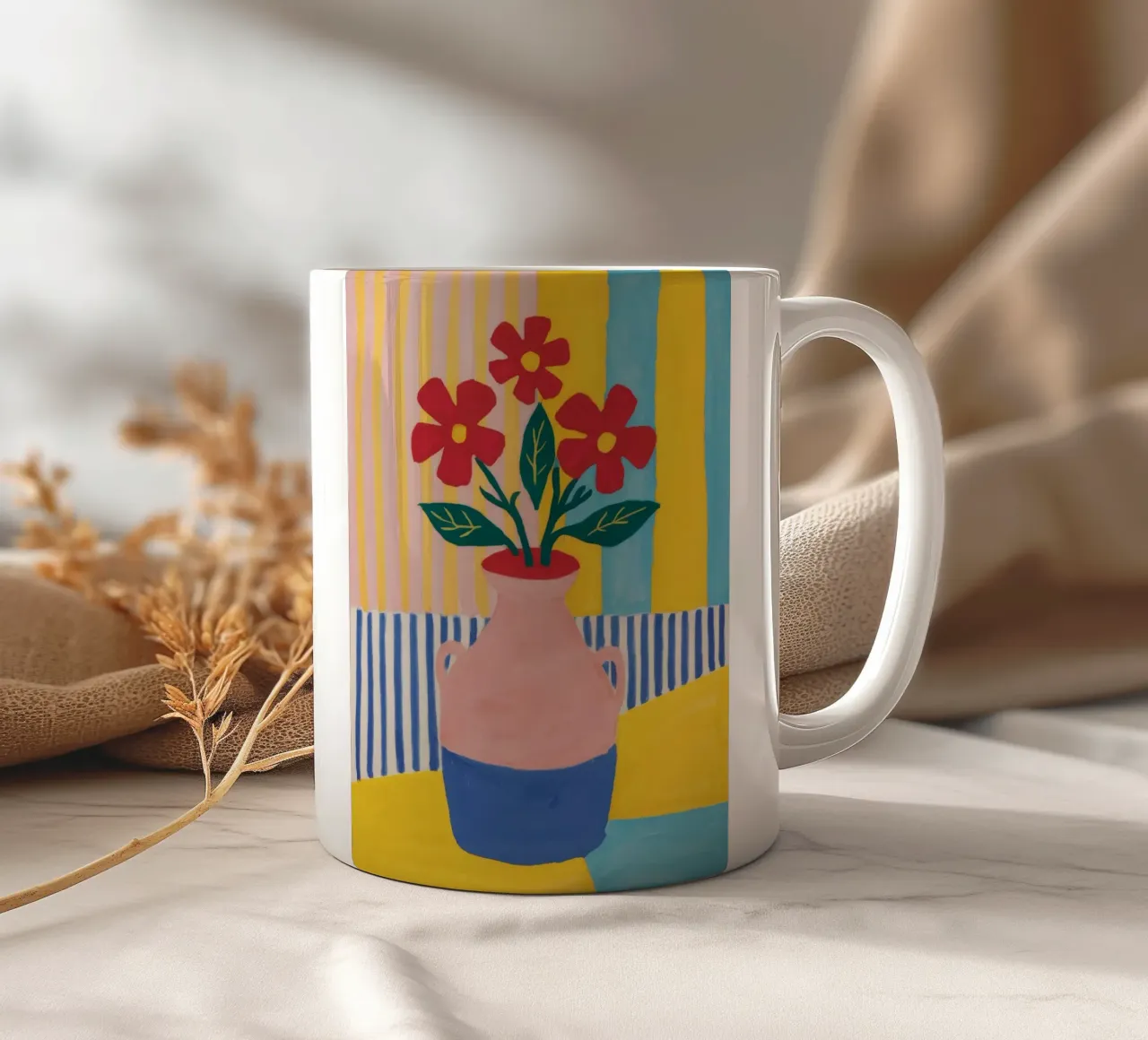 Medley di cupcake in fiore tazza in ceramica da Peak Delusion