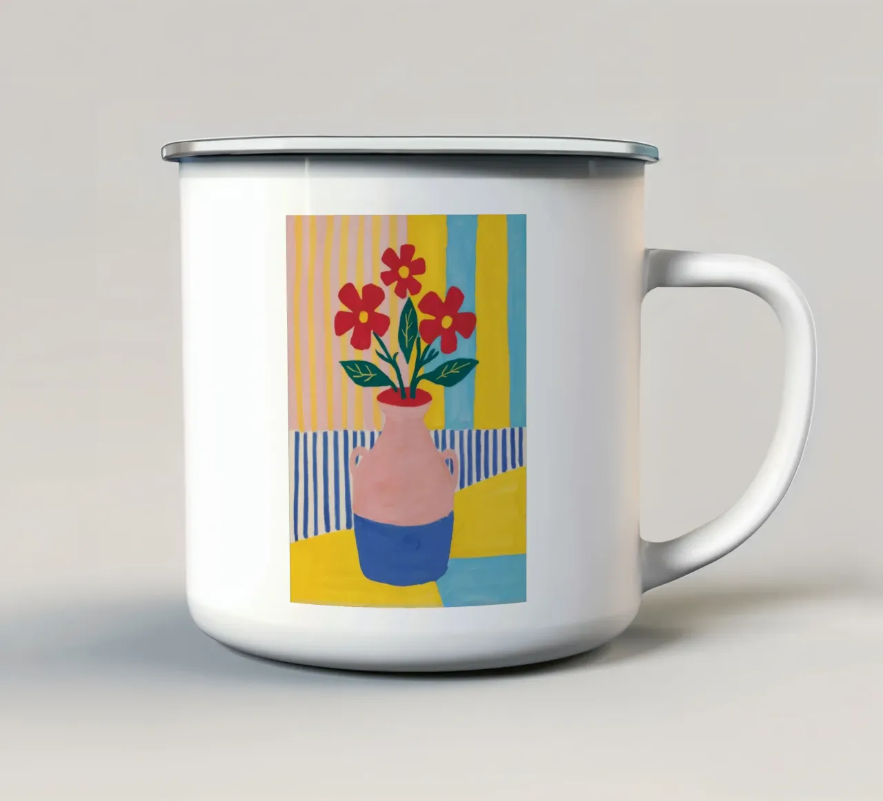 Medley di cupcake in fiore tazza in smalto da Peak Delusion