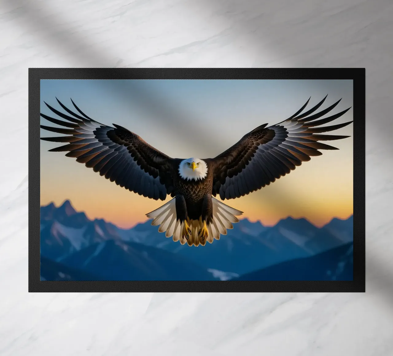 Weißkopfseeadler Fußmatte von Wild Beauty