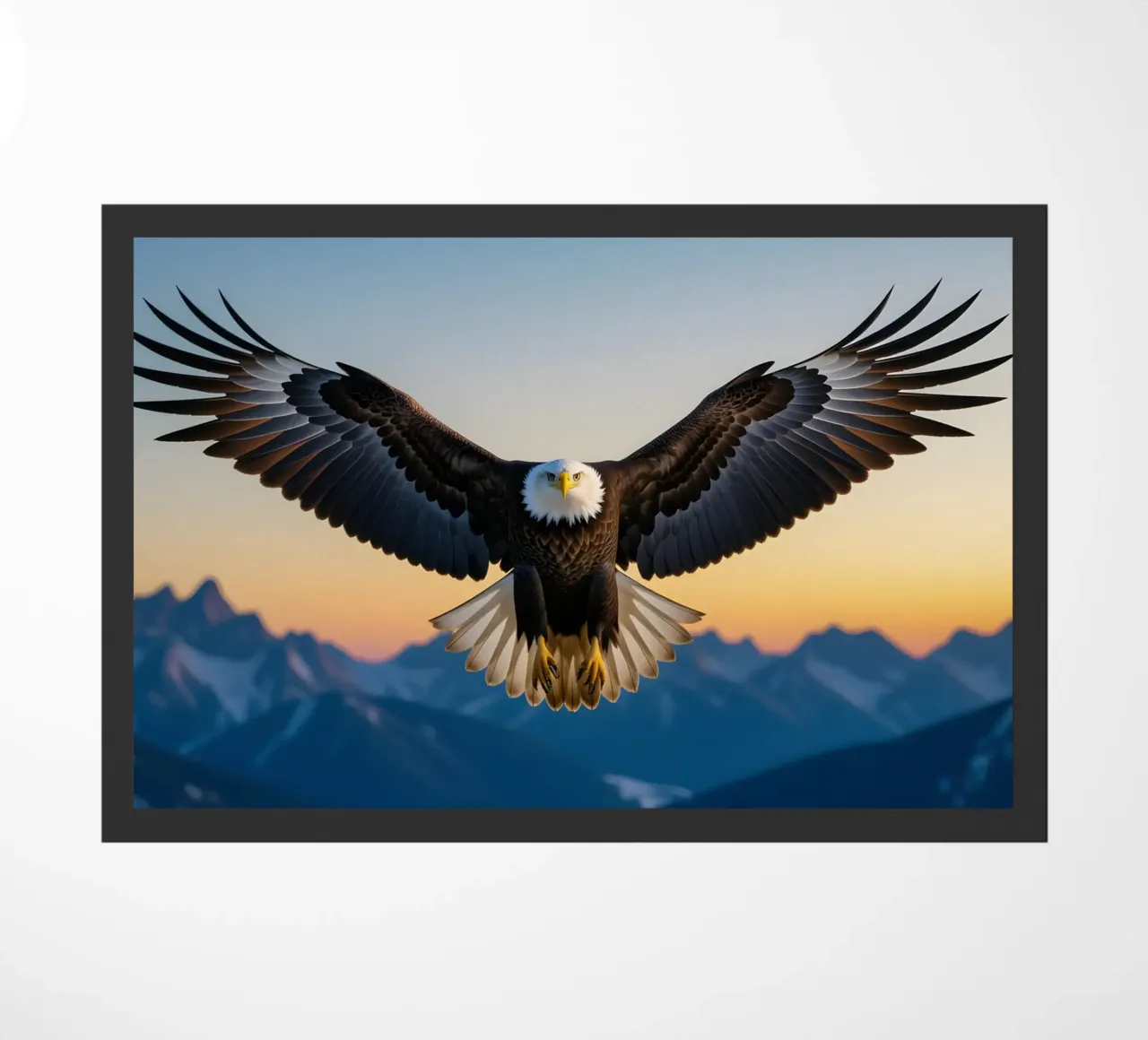 Weißkopfseeadler Fußmatte von Wild Beauty