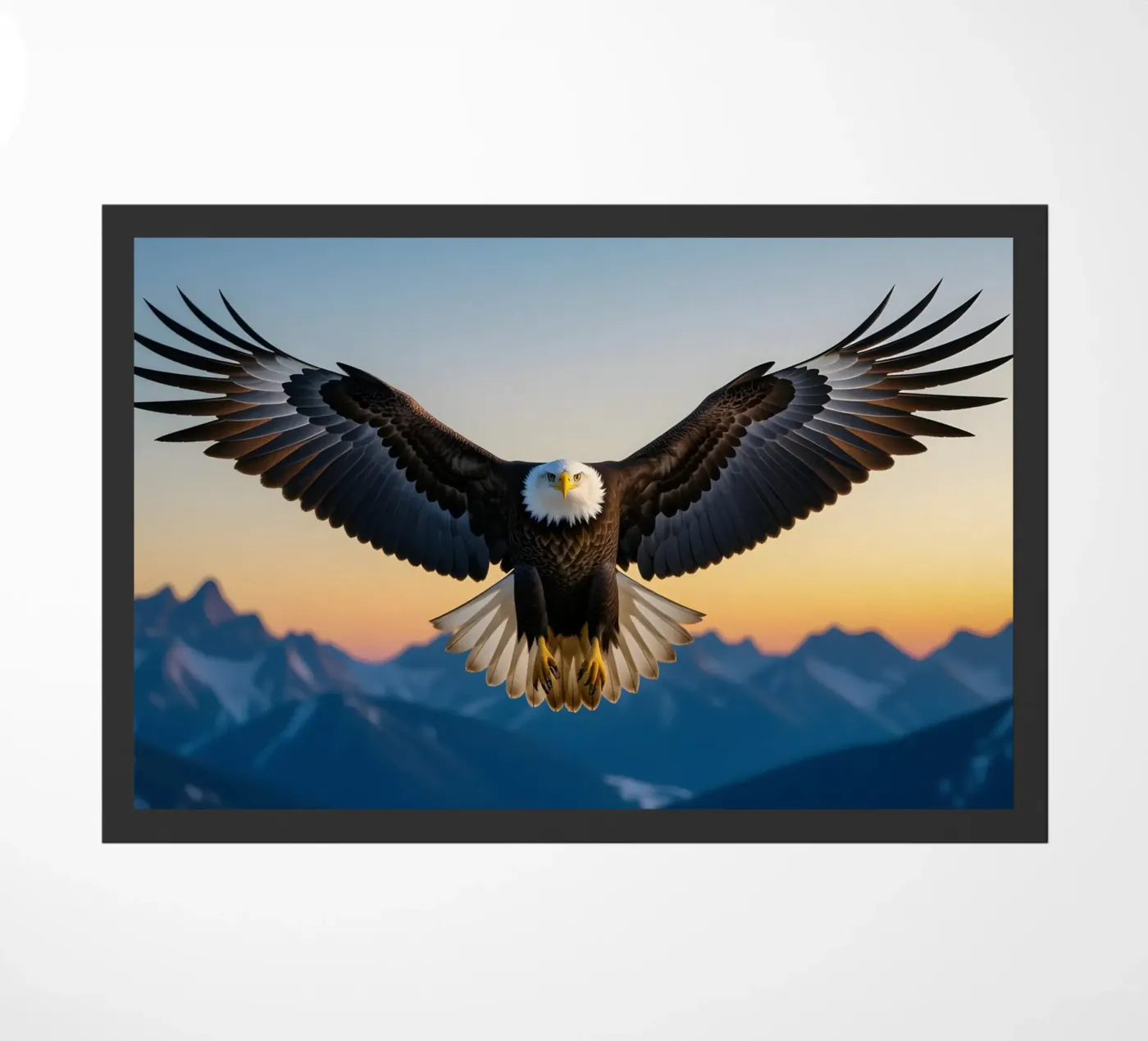 Bald Eagle doormat by Wild Beauty