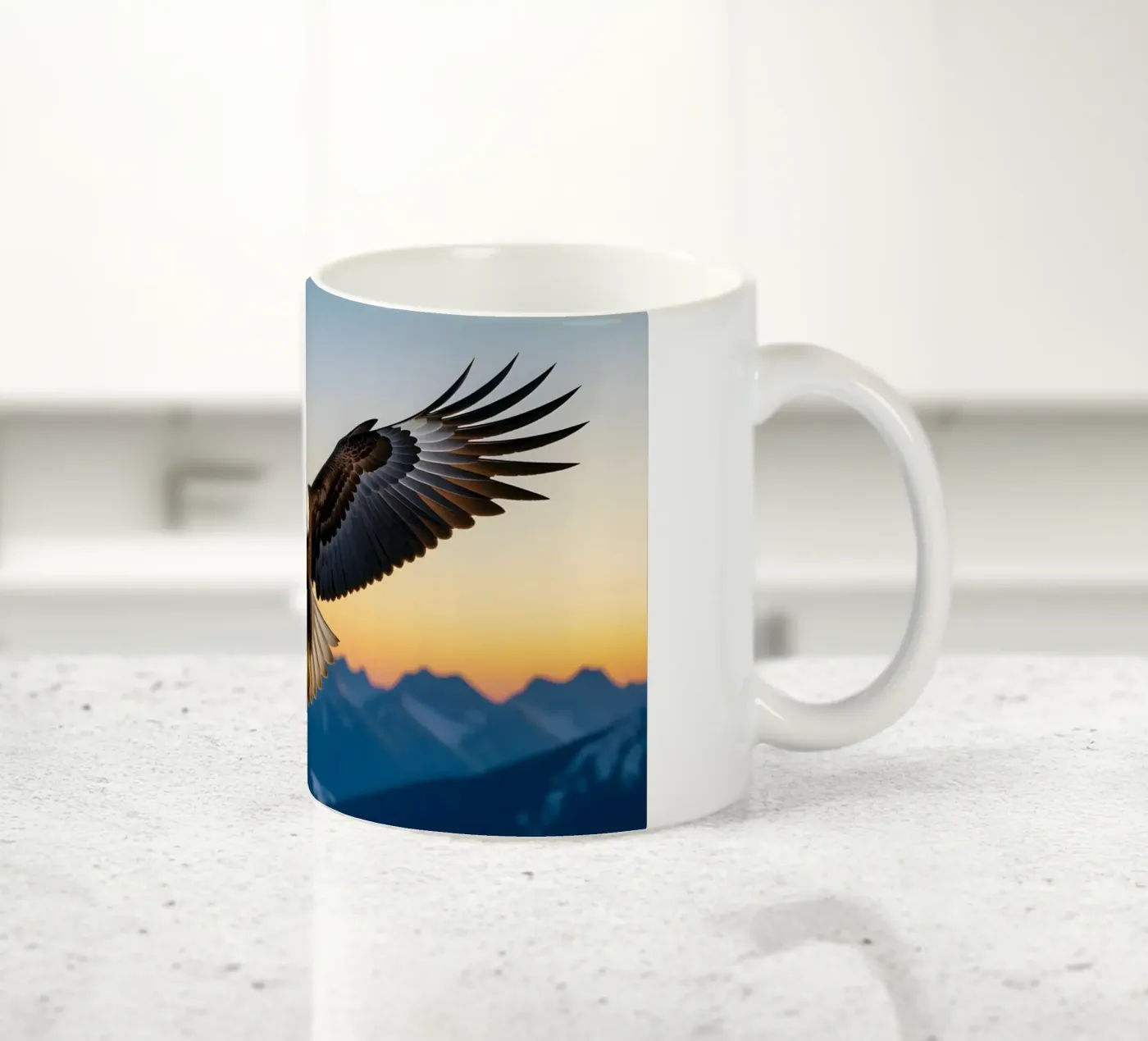 Weißkopfseeadler Keramik Tasse von Wild Beauty