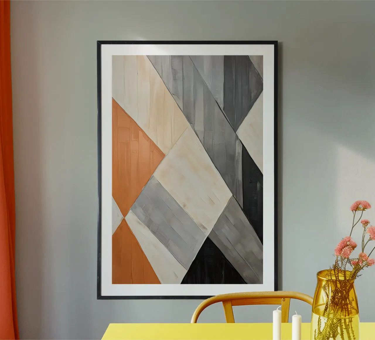 Arte da parete di Imagine poster con telaio in alluminio da Imagine
