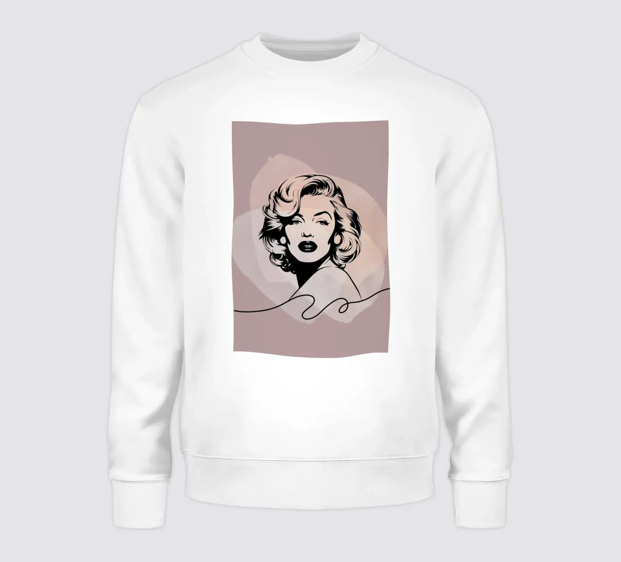 Marilyn-Line felpa da AESTHETIC VIBES by Isabel