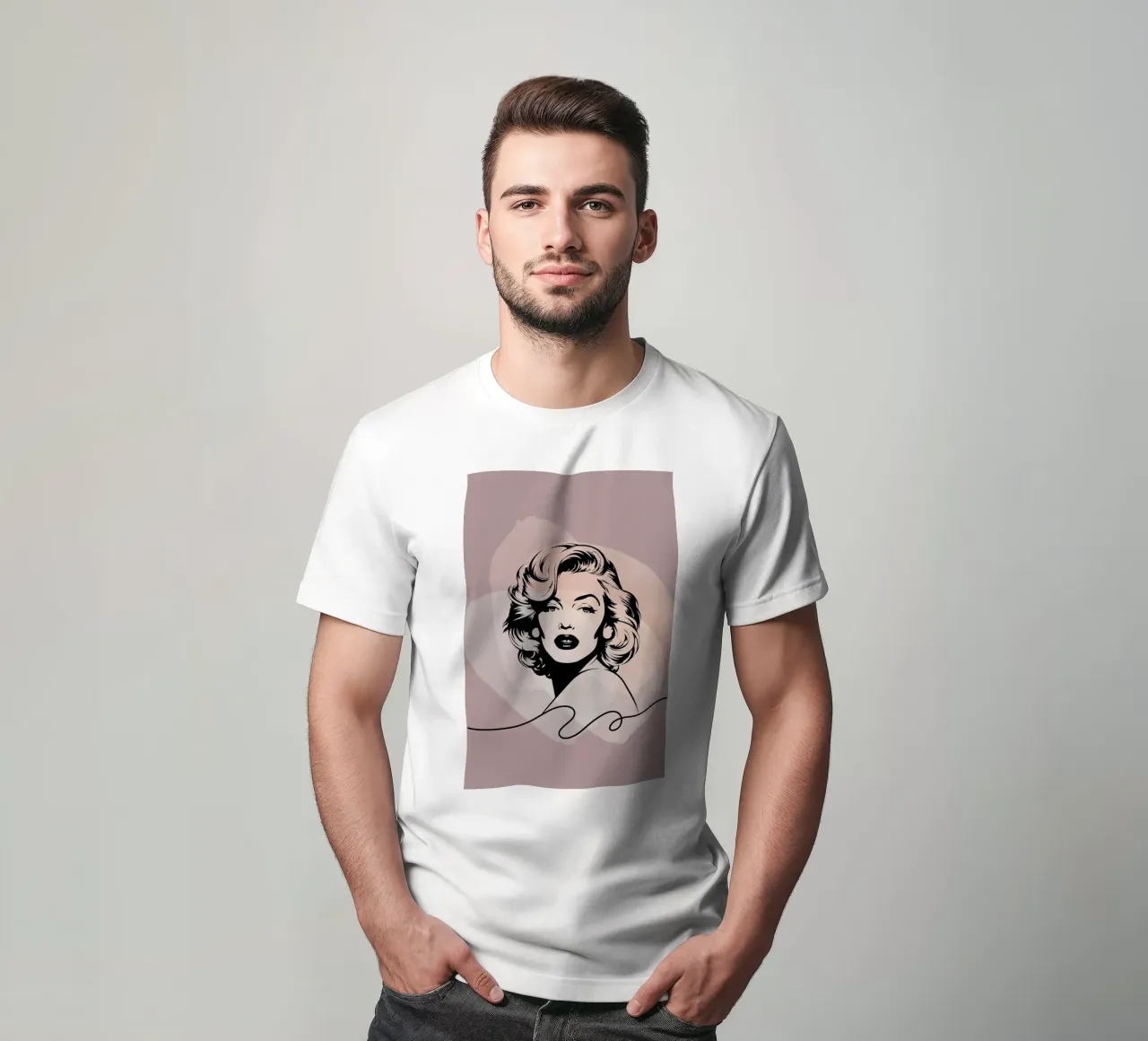 Marilyn-Line t-shirt da AESTHETIC VIBES by Isabel