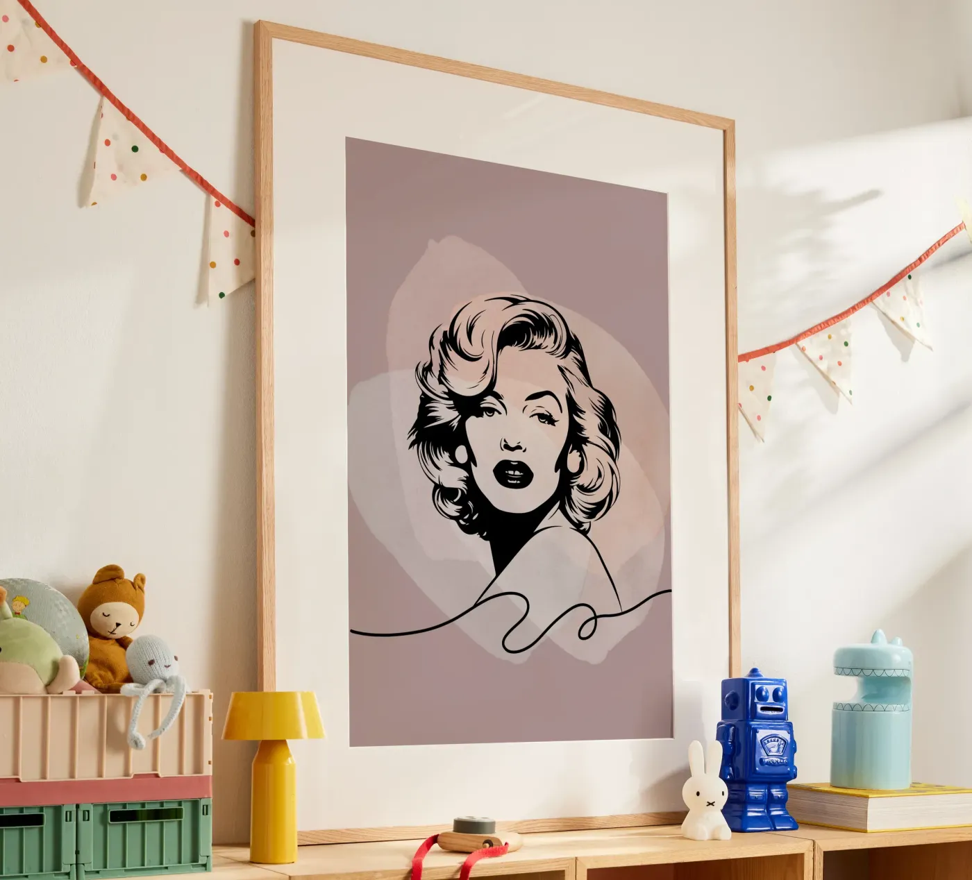 Marilyn-Line poster da isabels_wunderwelt_digital_art