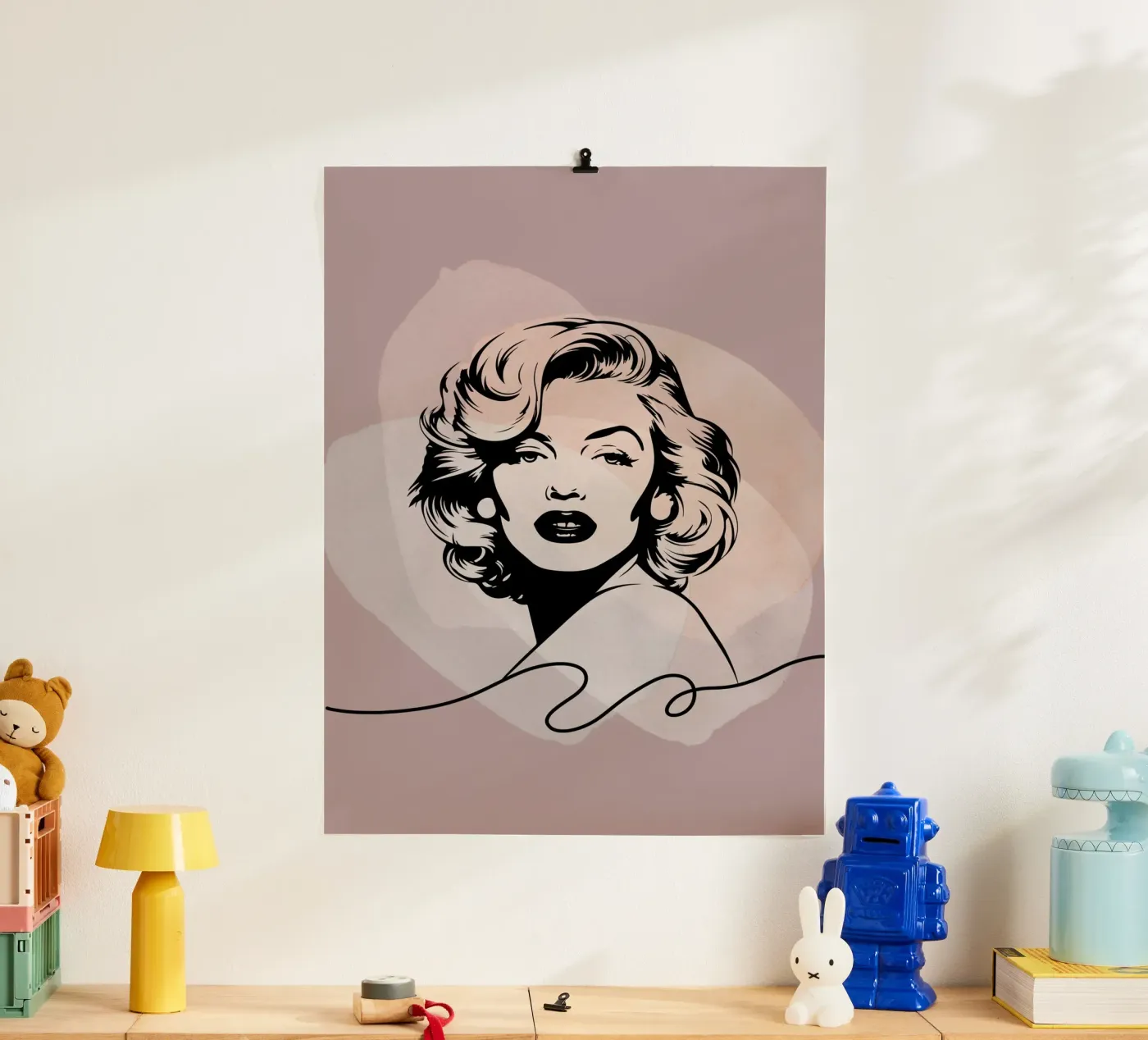 Marilyn-Line poster da isabels_wunderwelt_digital_art
