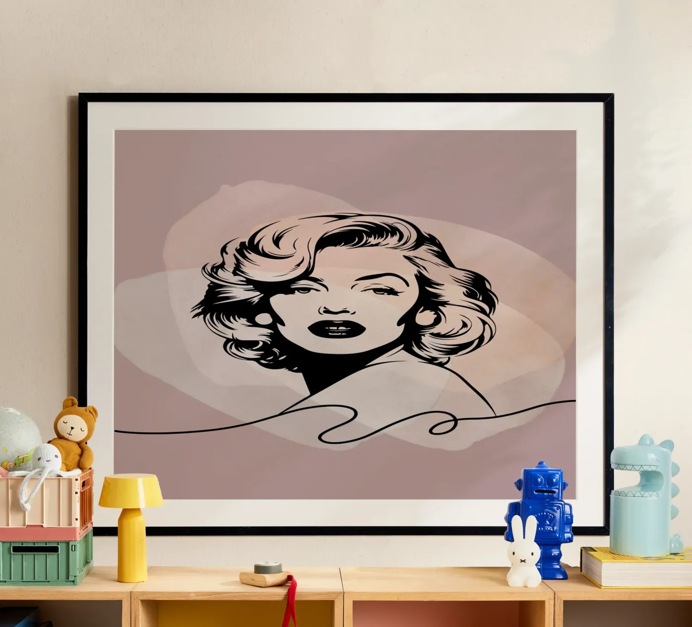 Marilyn-Line poster da isabels_wunderwelt_digital_art