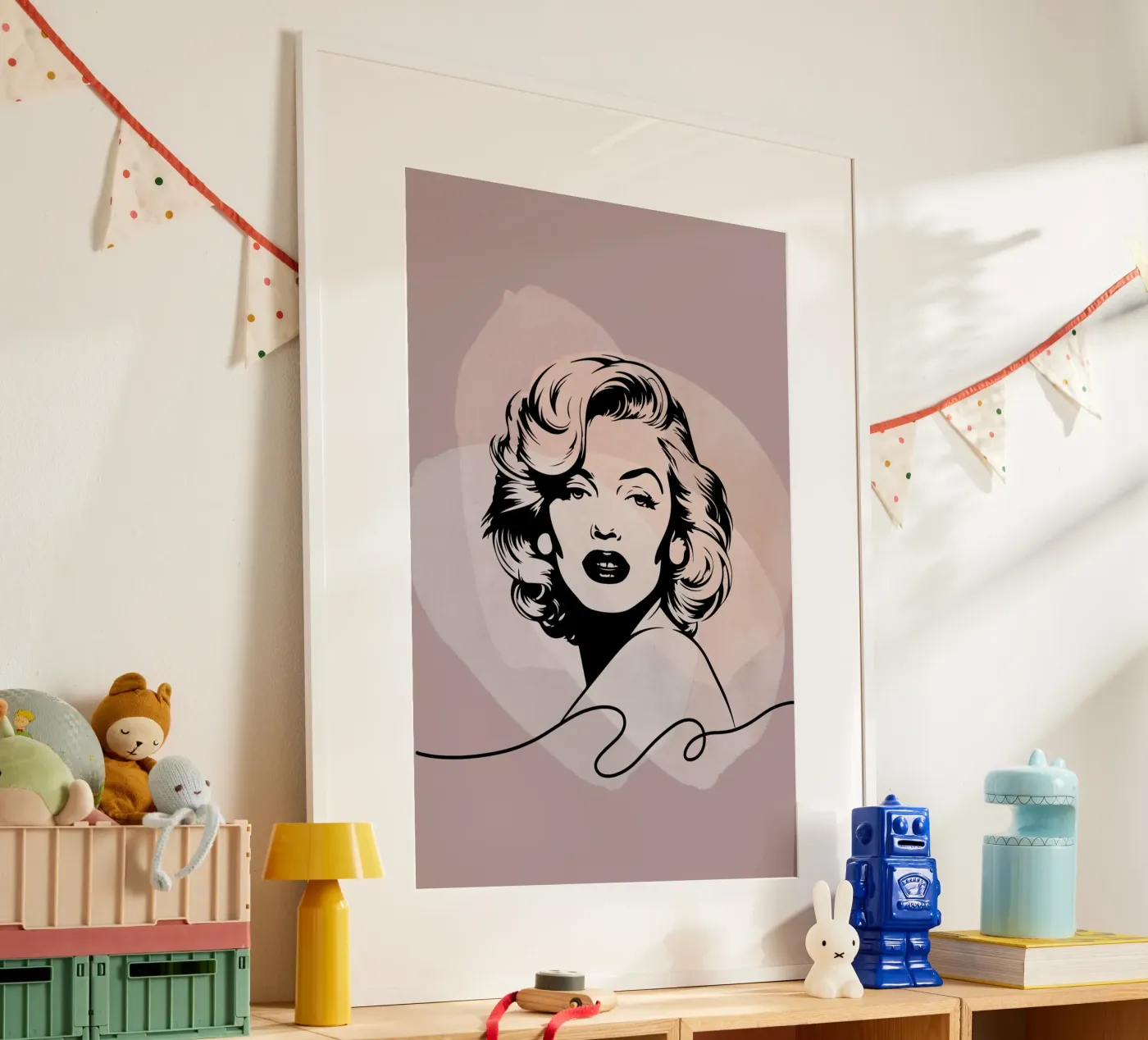 Marilyn-Line poster da isabels_wunderwelt_digital_art