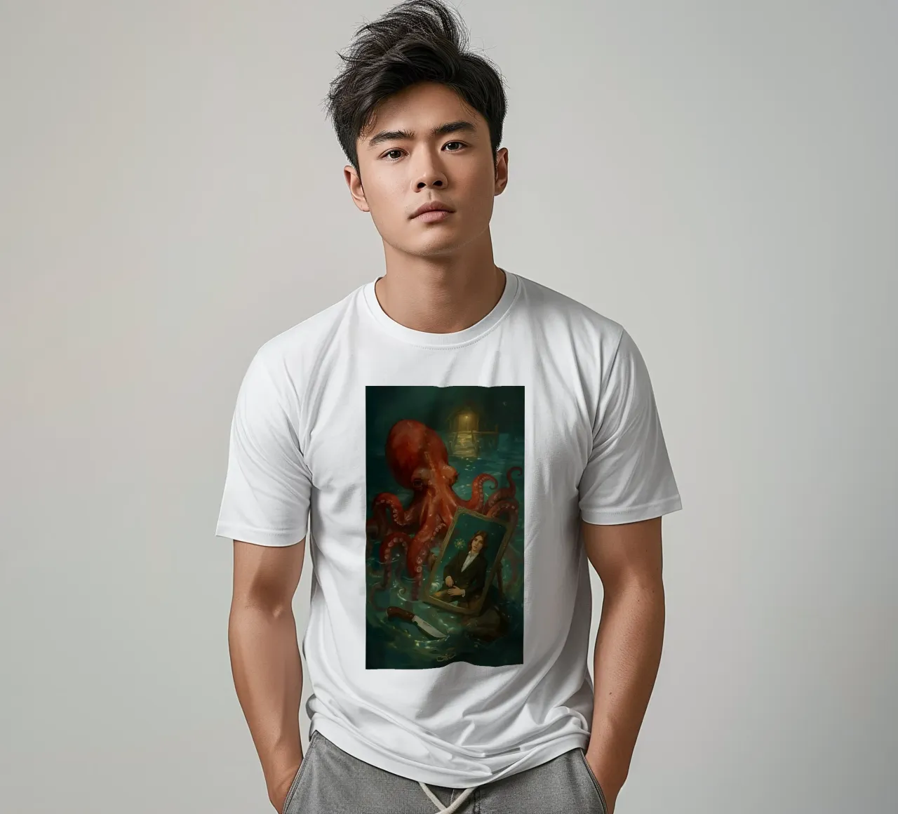 polpo t-shirt da van hellen