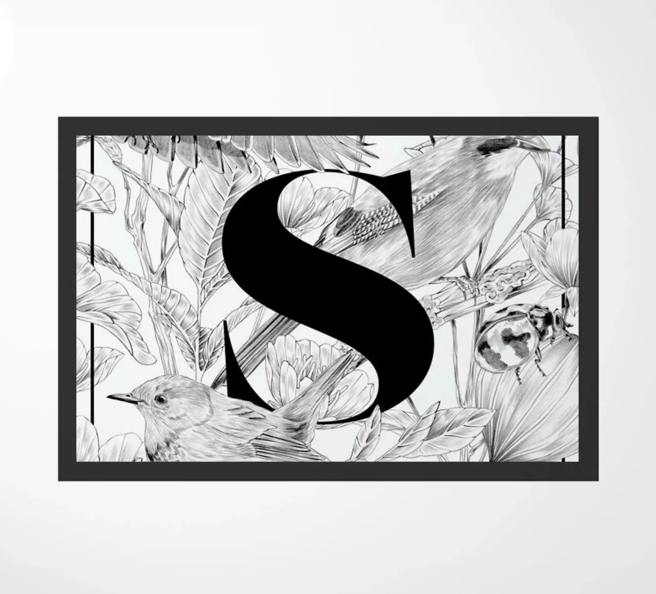 Floral Alphabet S1 zerbino da Faunesque