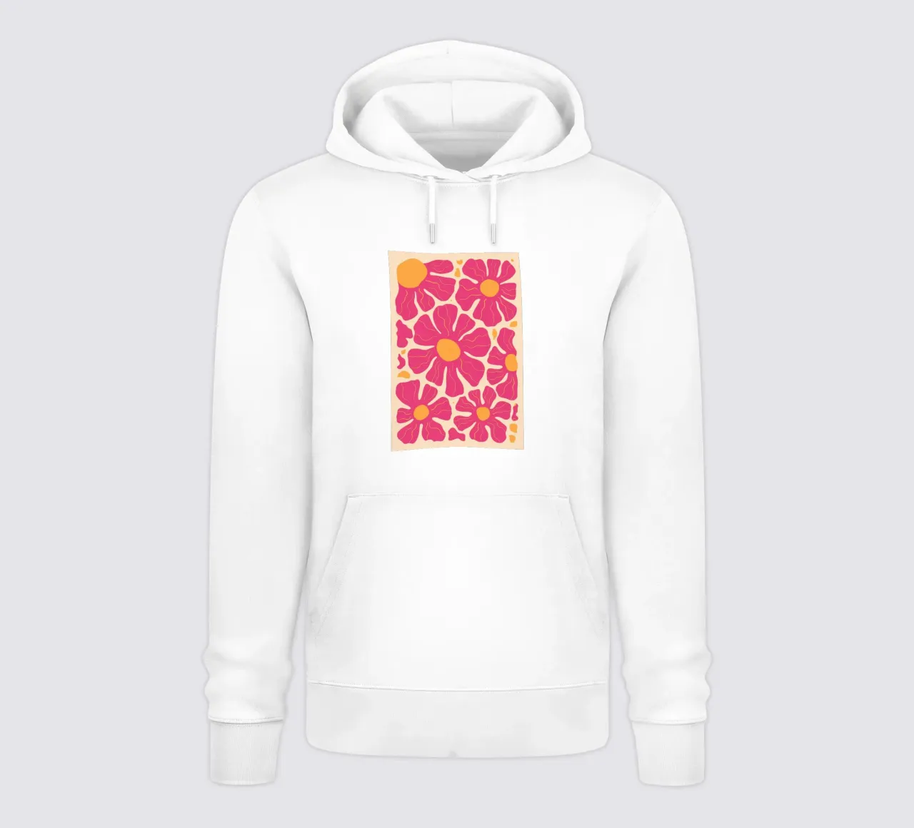 Petalo rosa pop felpa con cappuccio da Peak Delusion
