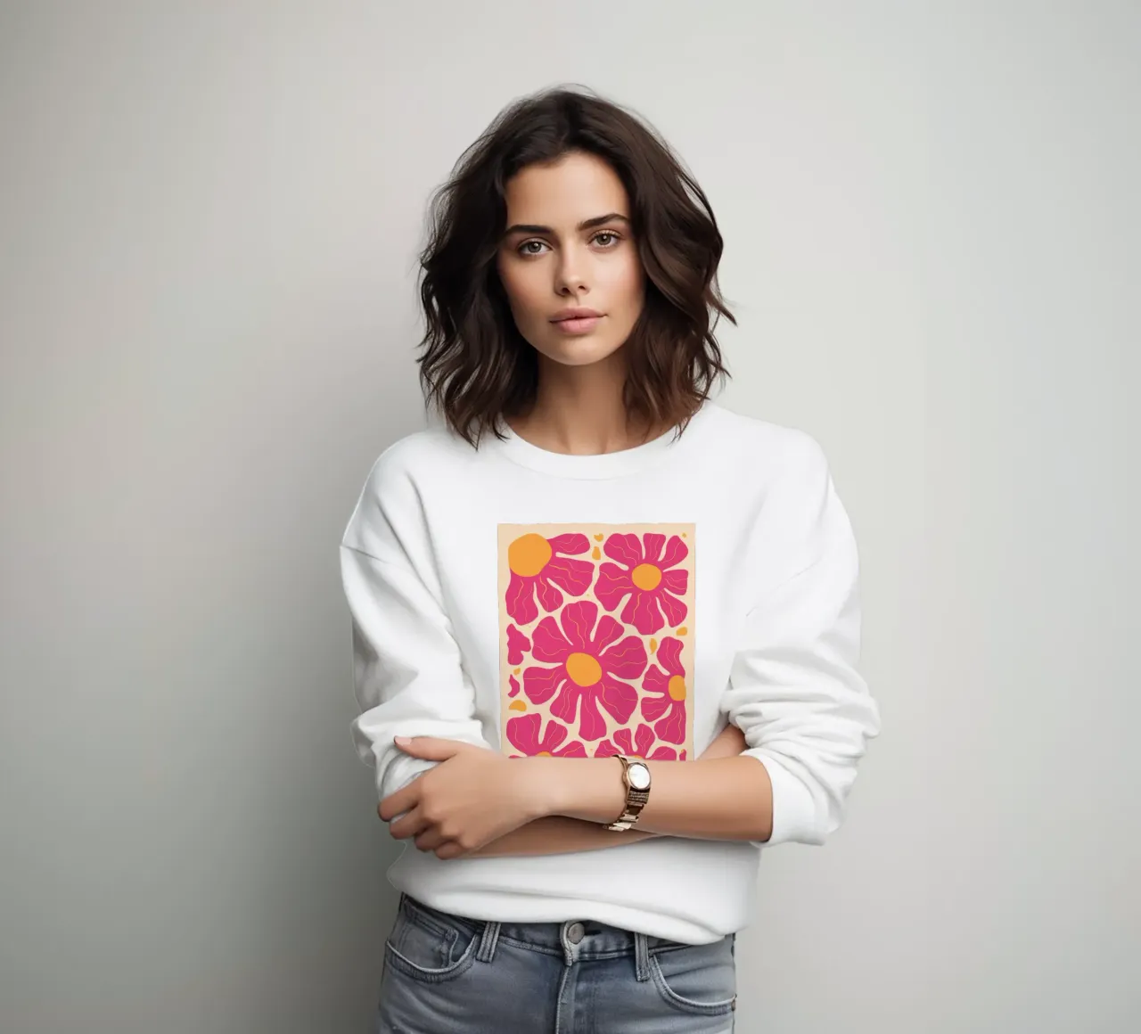 Petalo rosa pop felpa da Peak Delusion