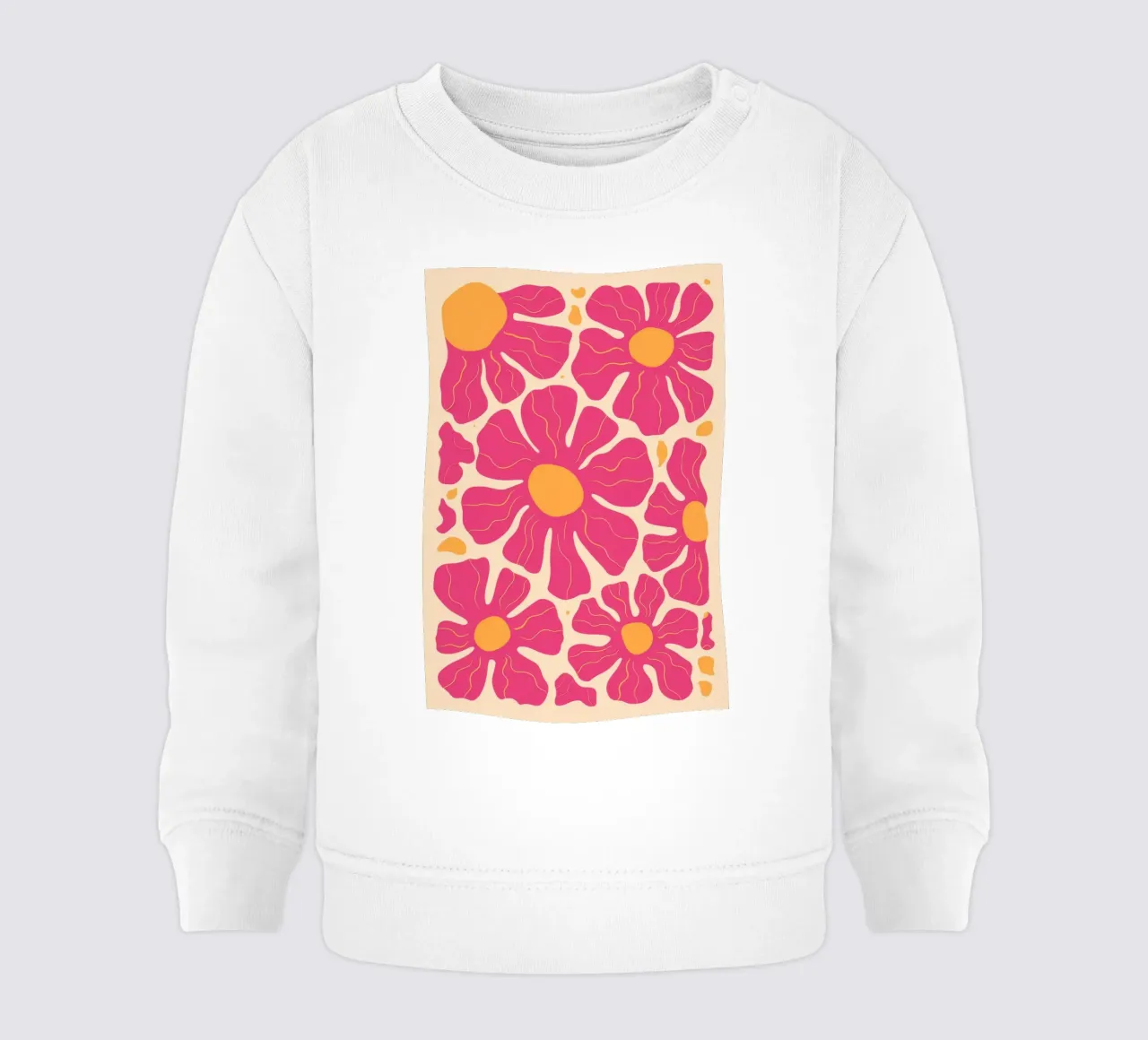 Petalo rosa pop felpa neonato da Peak Delusion