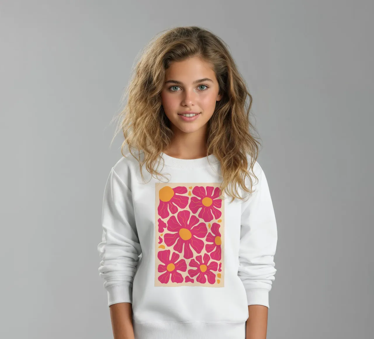 Petalo rosa pop felpa bambino da Peak Delusion