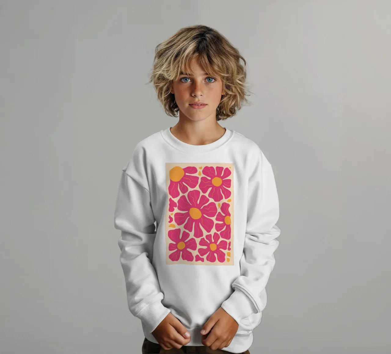Petalo rosa pop felpa bambino da Peak Delusion