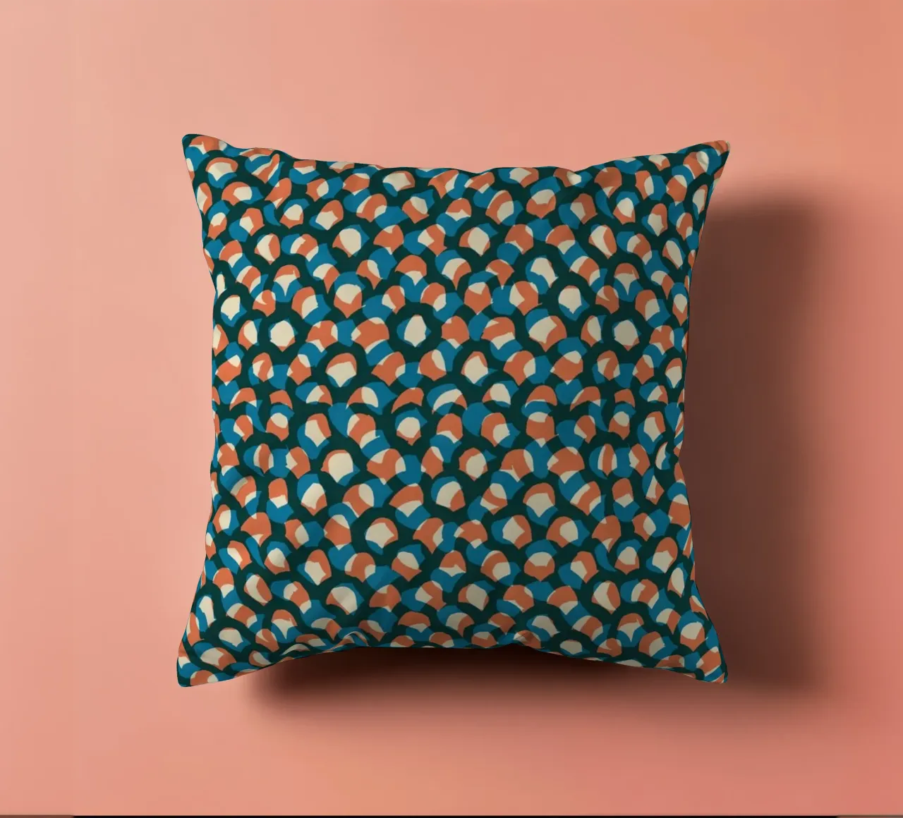 Cyano Pattern No 13 cuscino da treechild