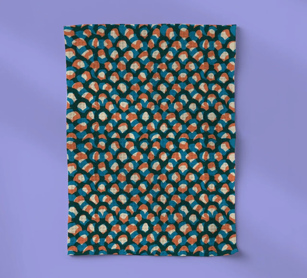 Cyano Pattern No 13 canovaccio da cucina da treechild