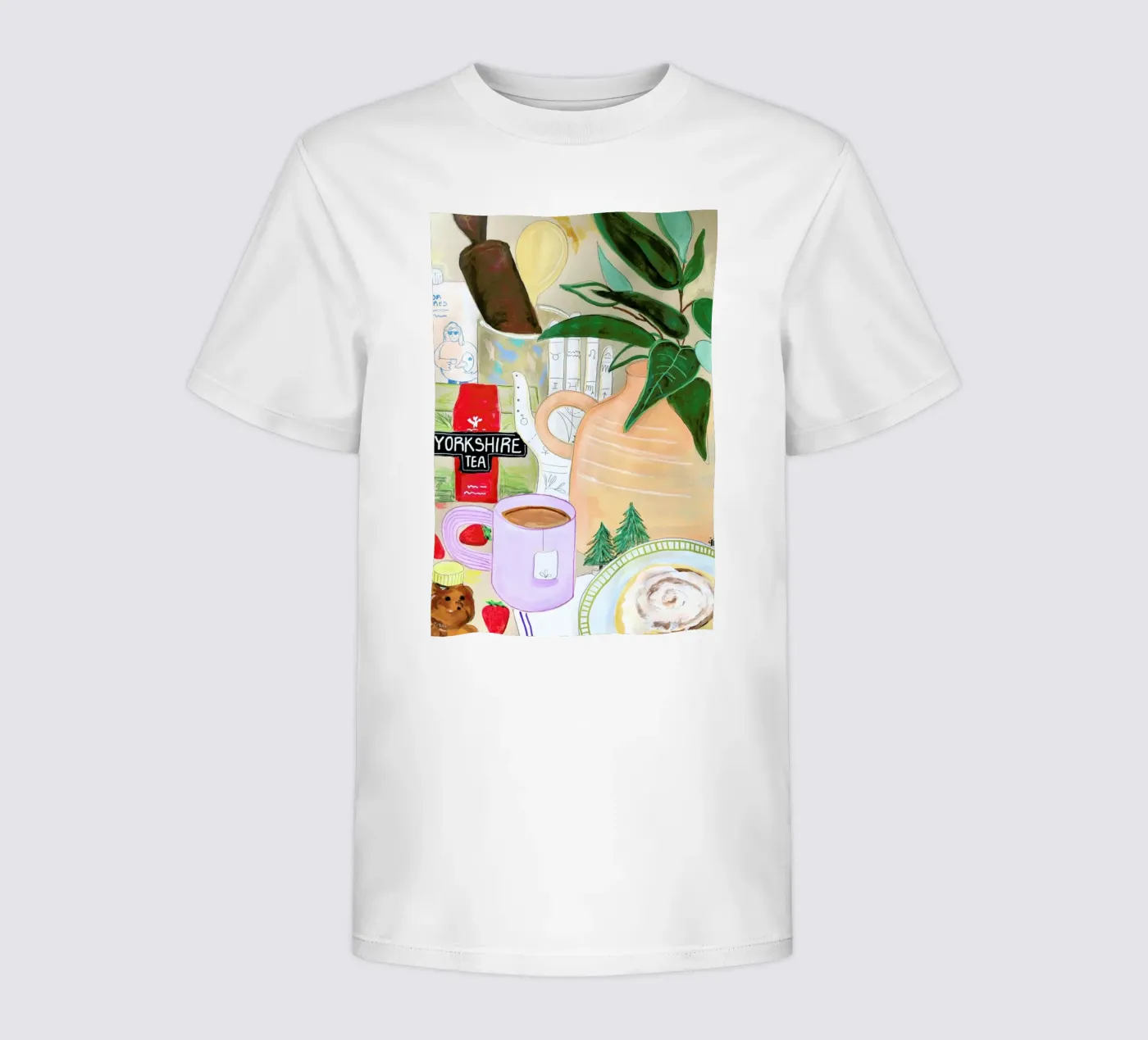 Cluttered Tea Time t-shirt bambini da Paloma Kua