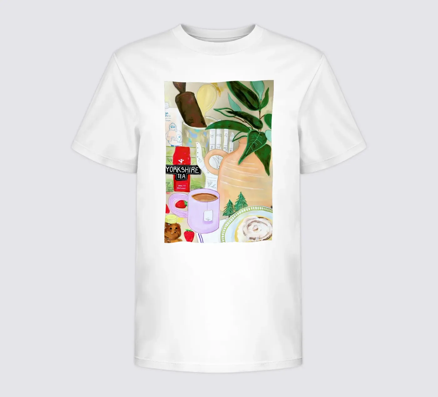 Cluttered Tea Time t-shirt bambini da Paloma Kua