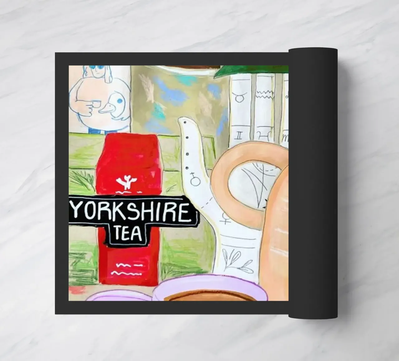 Cluttered Tea Time zerbino da Paloma Kua