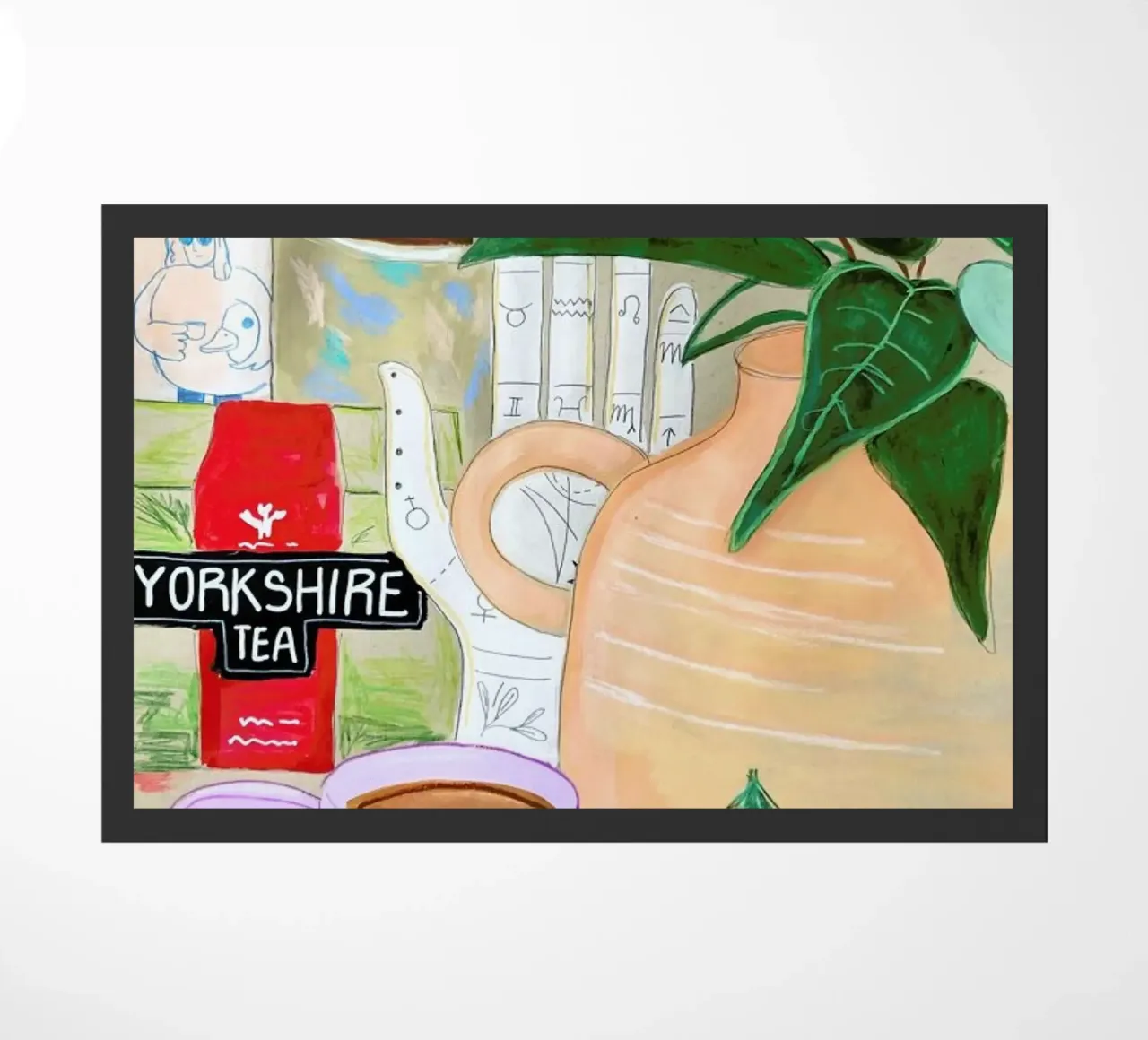 Cluttered Tea Time zerbino da Paloma Kua