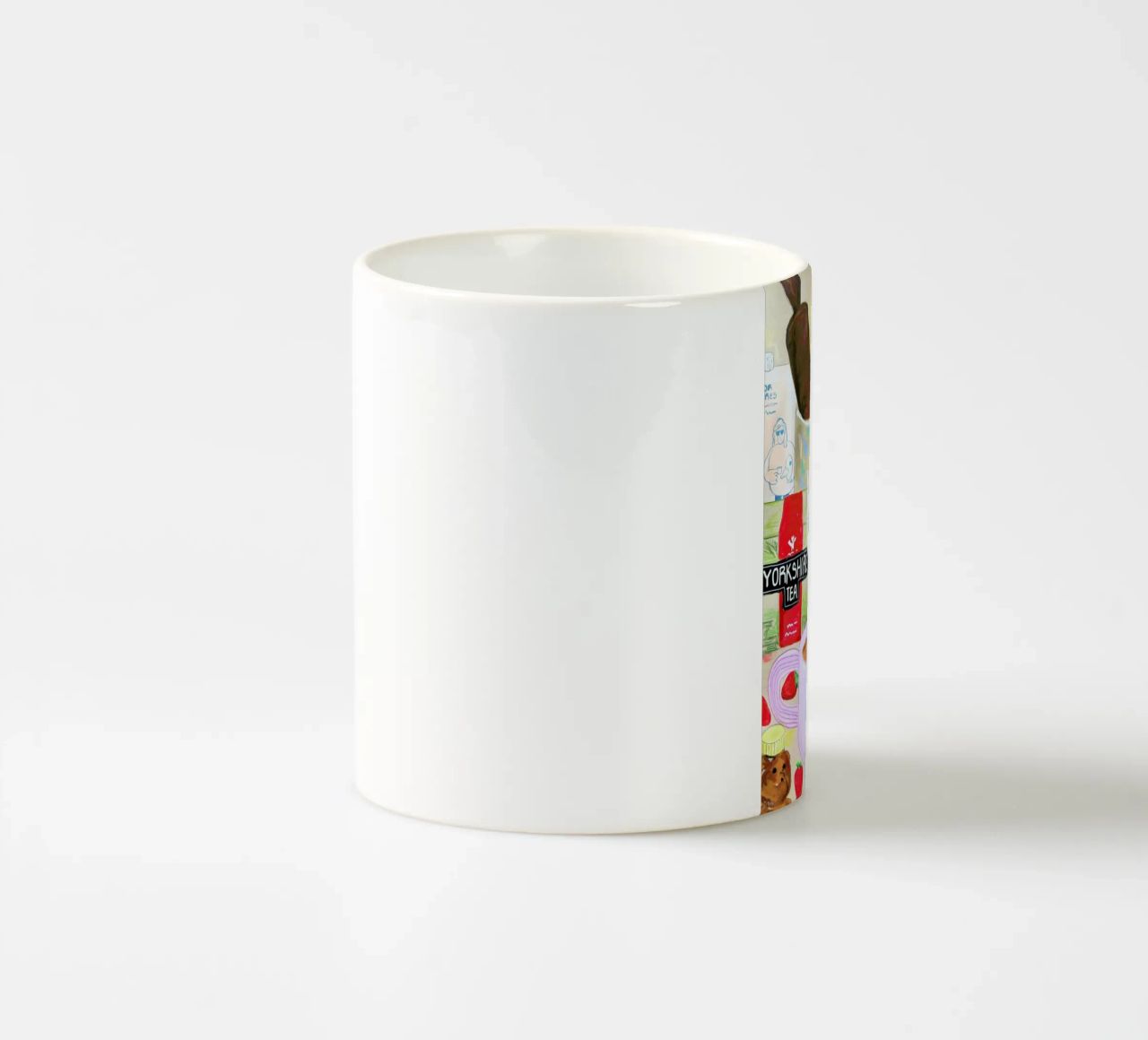 Cluttered Tea Time tazza in ceramica da Paloma Kua