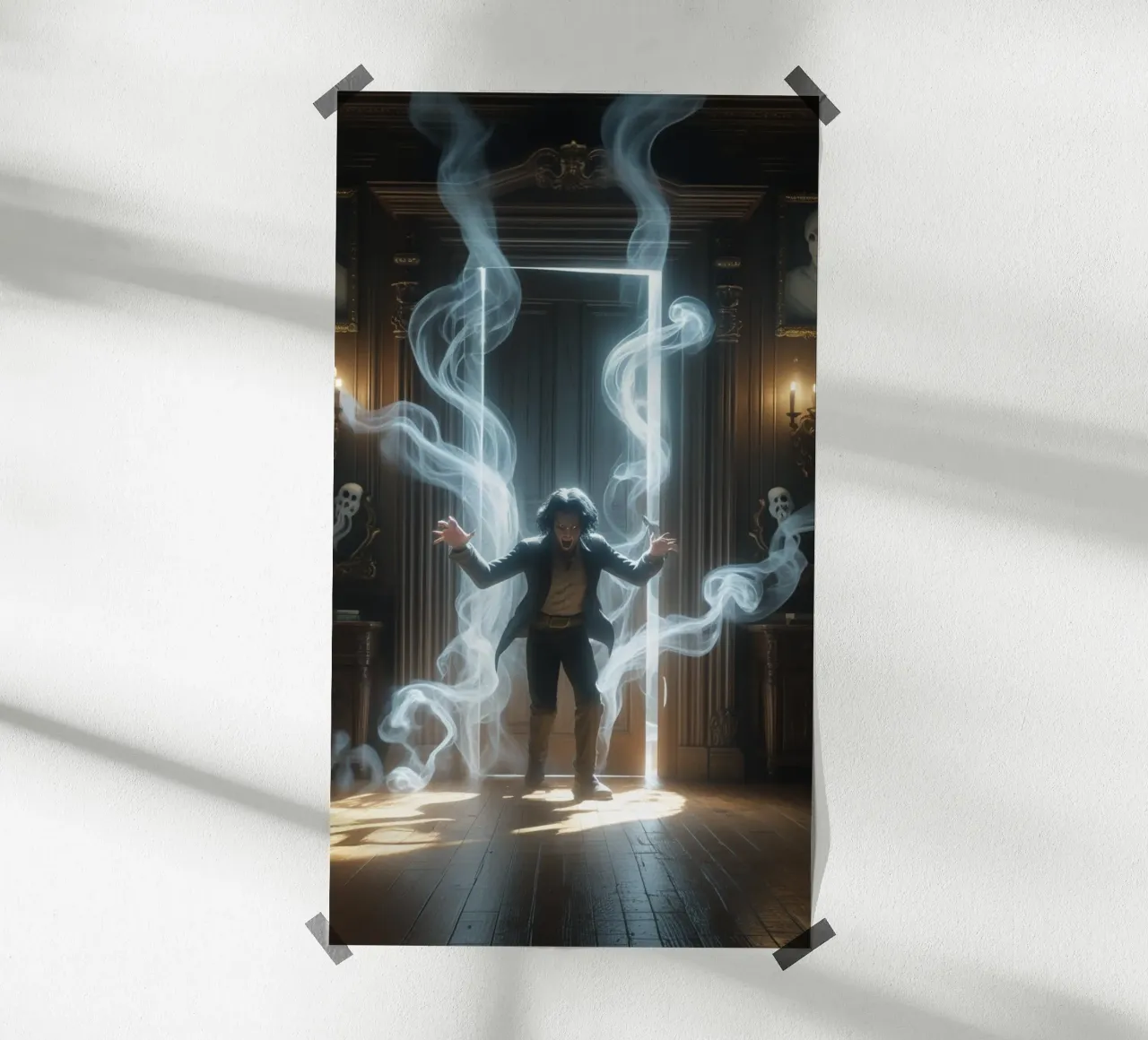 sontuoso poster con telaio in legno da van hellen