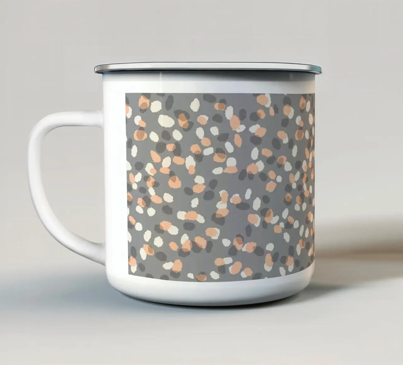 Cyano Pattern No 14 emaille mok van treechild