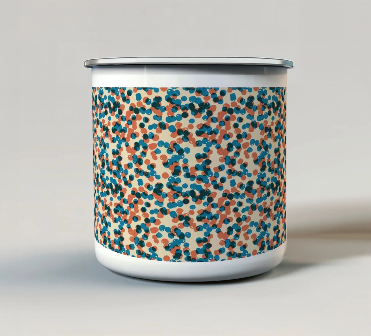 Cyano Pattern No 15 tazza in smalto da treechild