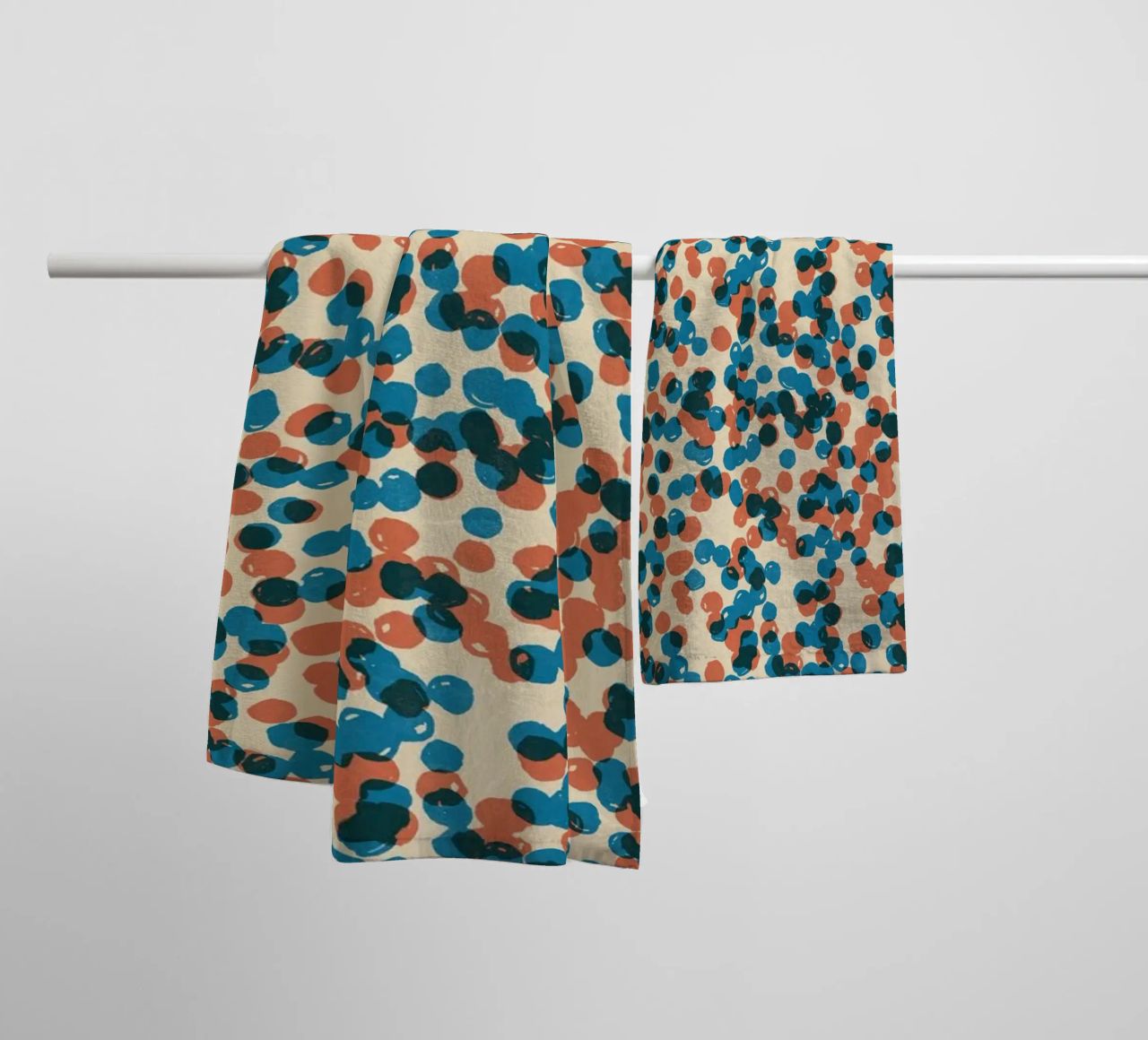 Cyano Pattern No 15 asciugamano da bagno da treechild