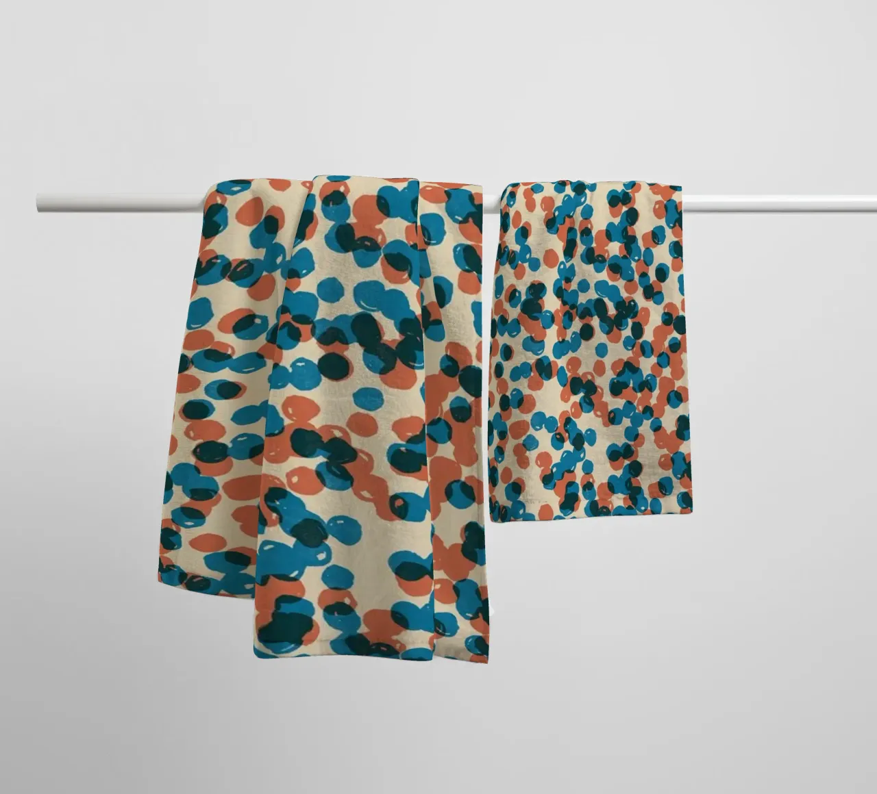 Cyano Pattern No 15 asciugamano da bagno da treechild